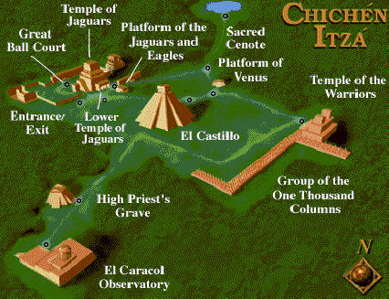Chichen Itza Map 2