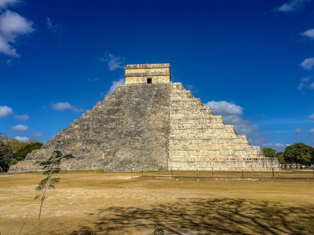 Chichen Itza Pyramid Back Part
